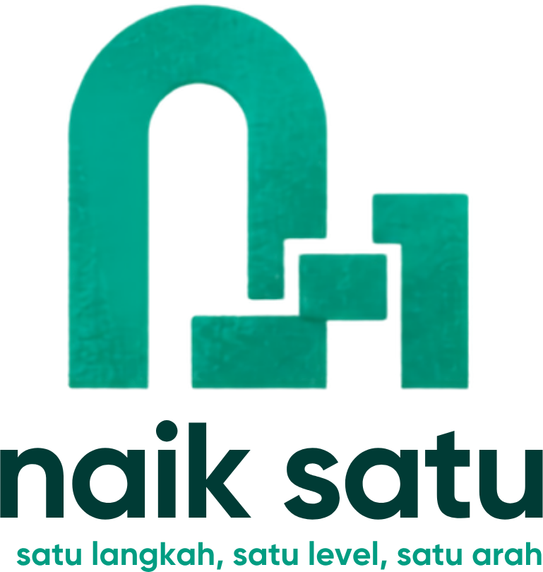 naik satu — satu langkah, satu level, satu arah